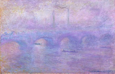 Ponte di Waterloo nella nebbia, 1899-1901 da Claude Monet